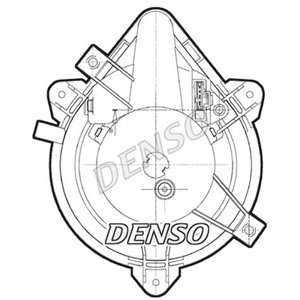 DENSO Vnútorný ventilátor DEA09044