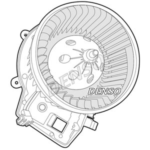 DENSO Vnútorný ventilátor DEA17001