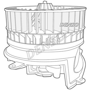 DENSO Vnútorný ventilátor DEA17006