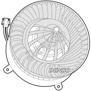 DENSO Vnútorný ventilátor DEA17012