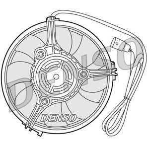 DENSO Ventilátor chladenia motora DER02001