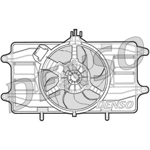 DENSO Ventilátor chladenia motora DER09021