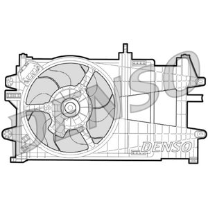 DENSO Ventilátor chladenia motora DER09033