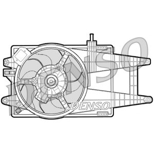 DENSO Ventilátor chladenia motora DER09040