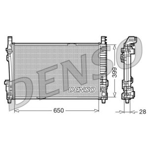 DENSO Chladič motora DRM17013