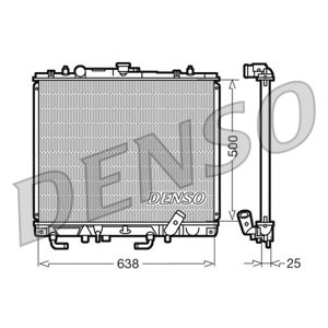 DENSO Chladič motora DRM45016