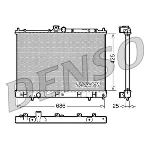 DENSO Chladič motora DRM45028