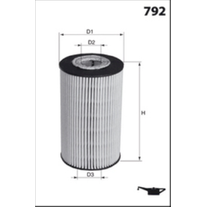 MISFAT Olejový filter L117