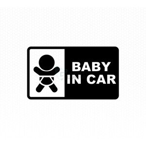 Nálepka - BABY IN CAR - NALEPKA1c