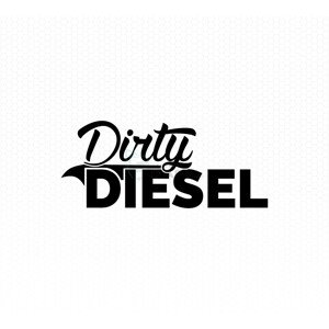Nálepka - Dirty diesel