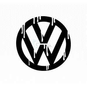 Nálepka - Roztapajúci znak VW