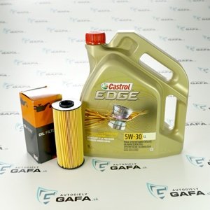 Olej CASTROL + Olejový filter