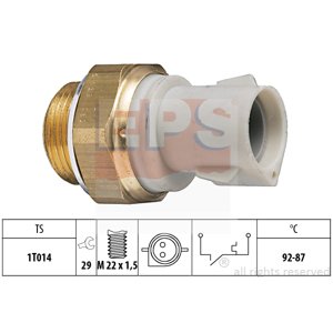 EPS Teplotný spínač ventilátora chladenia 1850129