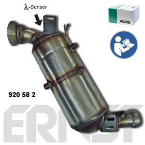 ERNST Filter sadzí/pevných častíc výfukového systému 920582