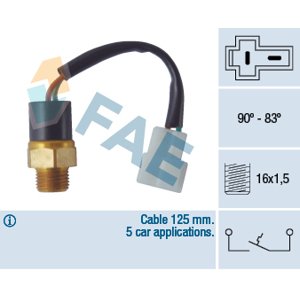 FAE Teplotný spínač ventilátora chladenia 36360
