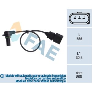 FAE Snímač otáčok, automatická prevodovka 79062