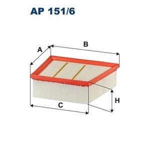 FILTRON Vzduchový filter AP 151/6