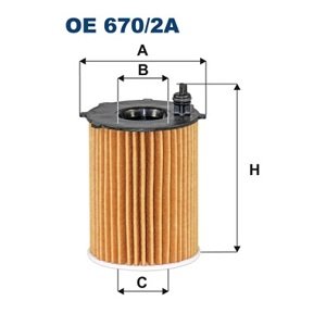 FILTRON Olejový filter OE6702A