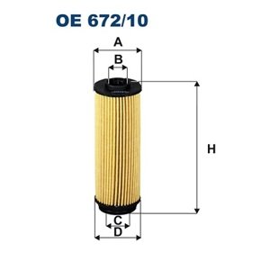 FILTRON Olejový filter OE672/10