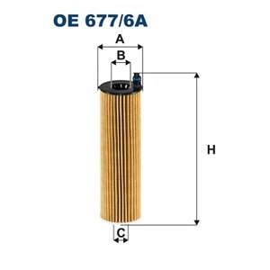 FILTRON Olejový filter OE 677/6A