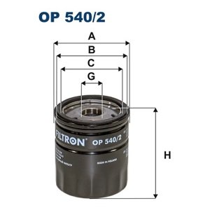 FILTRON Olejový filter OP5402