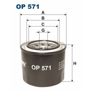 FILTRON Olejový filter OP571