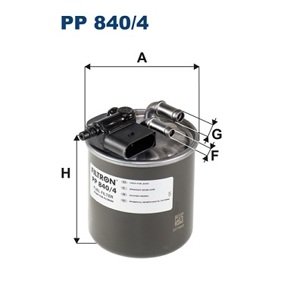 FILTRON Palivový filter PP 840/4