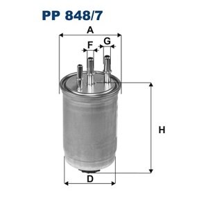 FILTRON Palivový filter PP 848/7