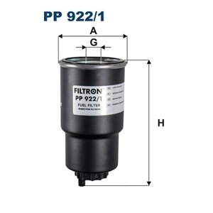 FILTRON Palivový filter PP 922/1
