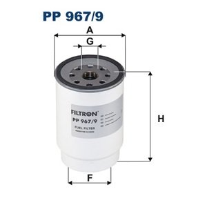 FILTRON Palivový filter PP 967/9