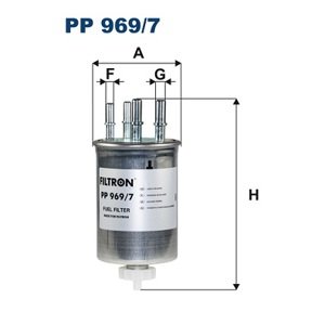 FILTRON Palivový filter PP9697