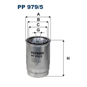 FILTRON Palivový filter PP9795