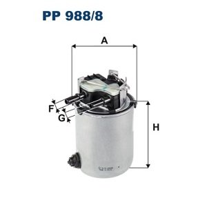 FILTRON Palivový filter PP 988/8