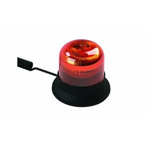 Výstražný maják HOR 110A, na magnet, LED 12/24 V ( režim blesku, so špirálovým káblom 2x0,75 mm2, dĺžka 4 m )