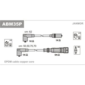 JANMOR Sada zapaľovacích káblov ABM35P