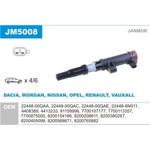 JANMOR Zapaľovacia cievka JM5008