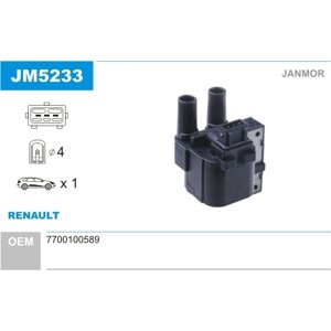 JANMOR Zapaľovacia cievka JM5233