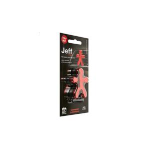 JEFF osviežovač vzduchu červený chrome - Raspberry & Patchouli