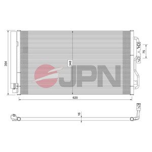 JPN Kondenzátor klimatizácie 60C9088-JPN