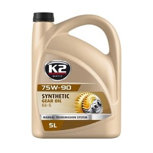 Olej K2 Synthetic Gear Oil GL-5 75W-90 5L