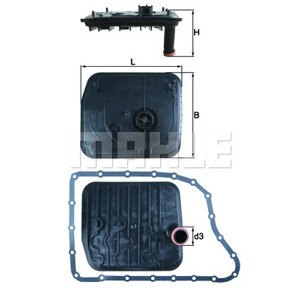KNECHT Hydraulický filter automatickej prevodovky HX 153D