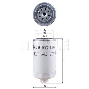 KNECHT Palivový filter KC186