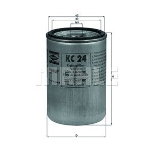 KNECHT Palivový filter KC24