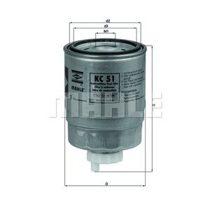 KNECHT Palivový filter KC51