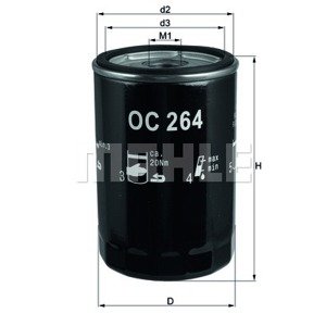 KNECHT Olejový filter OC264
