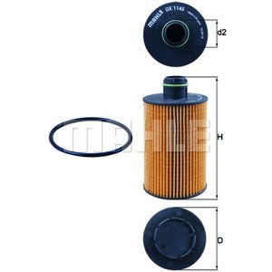 KNECHT Olejový filter OX 1145D