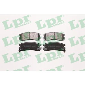 LPR Sada brzdových platničiek kotúčovej brzdy 05P1031