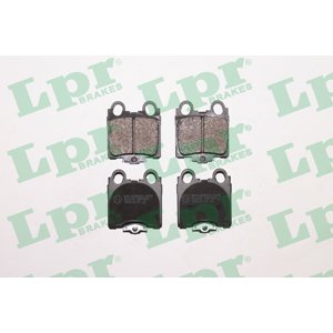 LPR Sada brzdových platničiek kotúčovej brzdy 05P1051