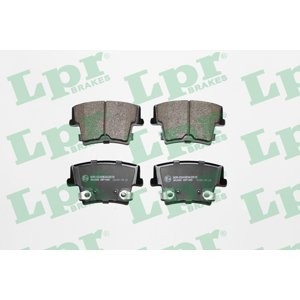 LPR Sada brzdových platničiek kotúčovej brzdy 05P1400