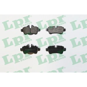 LPR Sada brzdových platničiek kotúčovej brzdy 05P1481